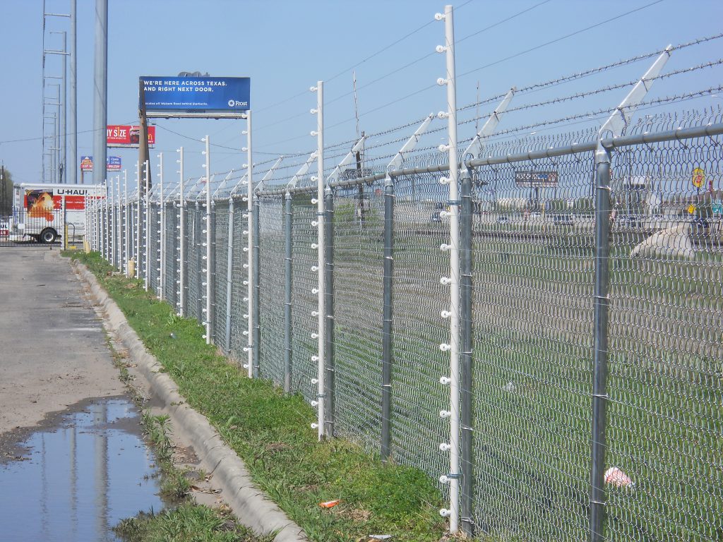 attached perimeter security fence